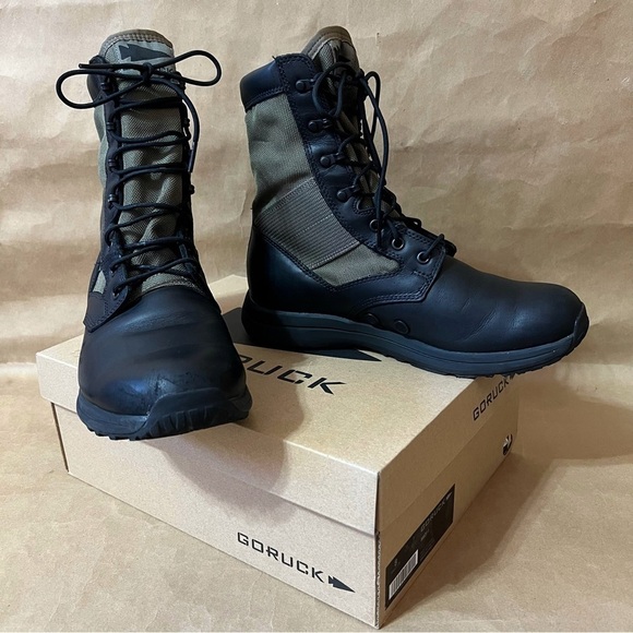GORUCK | MACV-1 High Top 8" Modern Jungle Boots Leather Lace Up Combat Size 9.5 - Picture 1 of 16